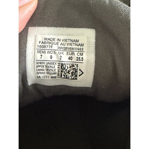 Converse Chuck Taylor All Star Street High Gray Shoes Men’s 7/ Women’s 9 - Picture 10 of 10